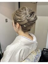 オウン(AUN)&nbsp;訪問着ヘアセット