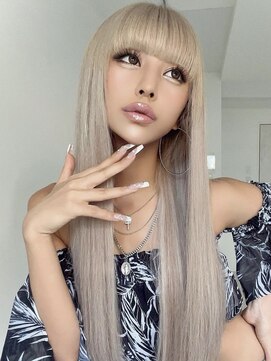 ロウル 渋谷(LOWRL) ホワイトロング/ブリーチ/エクステ/渋谷