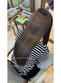 ジュエリーシステム縮毛矯正で艶髪ストレートヘア♪