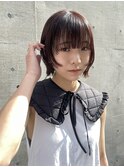 ◎ミニボブ縮毛矯正髪質改善ストレート顔まわりレイヤーカット