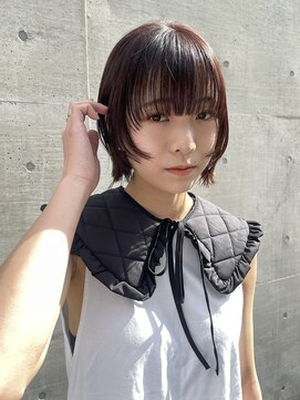 メゾンアクア 表参道(Maison ACQUA) ◎ミニボブ縮毛矯正髪質改善ストレート顔まわりレイヤーカット