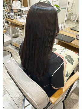 キャリコ(calico) 《鹿野》ナチュラルなストレート＊ダークラベンダー＊