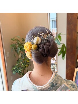 モリグリーン(MORI GREEN) ◆〈着物〉ヘアセット【いわき髪質改善オージュアサロン】