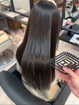 オルメント 天満 南森町(ORL'MENT)&nbsp;30代40代髪質改善グレージュ艶感ストレート透明感赤み消し