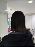 プツっとボブ×グレージュ