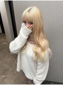 ホワイトゴールド　シールエクステMIXスタイル