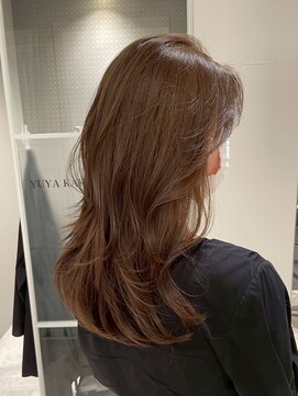 ムード(MOOD,) 大人ガーリー[ミディアムレイヤーカット/髪質改善/銀座]