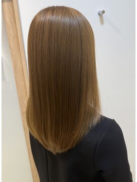 ティエナビューティー(TIENA BEAUTY) #透け感ロングレイヤー #ブリーチなしカラー #髪質改善 #天神