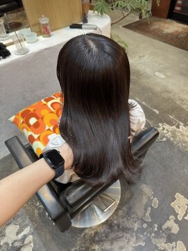 チャプター 問屋町(chapter) 透明感ケアカラーオリーブグレージュ髪質改善トリートメント韓国