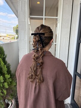 ラグ バイ シゲルカットクラブ 神田久志本店(lag) ツイン編みおろし