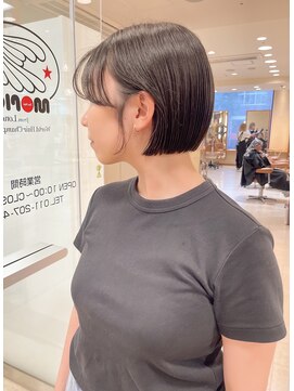 モリオ フロム ロンドン サッポロファクトリー店(morio FROM LONDON) morio札幌　札幌ボブ　ミニボブ　ニュアンスボブ　顔周り