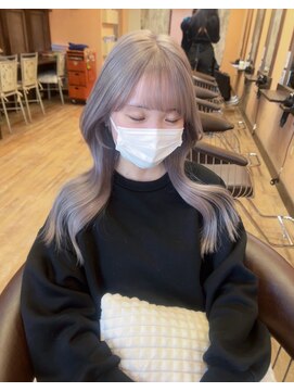 モアムー(Moremuu) 【りえ】ホワイトグレー