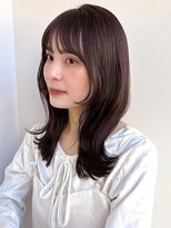 ラフ フロム ガーデン(Laf from GARDEN)&nbsp;ミディアム/レイヤーカット/顔周りカット/透明感カラー