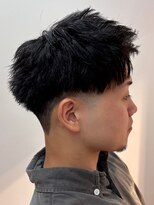 シーフ 千葉(Cyf)&nbsp;千葉駅MEN’S/波巻きツイストスパイラル/刈り上げセンターパート