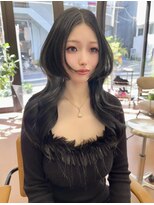 ヌエン 渋谷(NU/EN)&nbsp;ハッシュカット/ワンホンレイヤー/ロングハイレイヤー