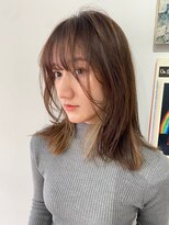 リコヘアー(LiCO HAIR)&nbsp;那覇/イメチェン/ピンクベージュ/アンブレラカラー/前髪