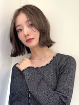 ゴカン バイ ジル ブラン 名古屋(Gokan by JIL BLAN)&nbsp;ハイライトバレイヤージュダブルカラーショートカット30代40代