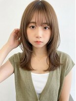 オルク 札幌大通(Orque)&nbsp;髪質改善顔周りカットシースルーバング春の垢抜け◎