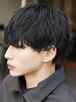 ノードオム 栄(NODE HOMME) 波巻きスパイラル栄レイヤーマッシュスタイル