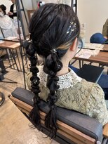 アクト(ACT)&nbsp;ツイン編みおろし/編みおろし/ヘアアレンジ