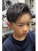 キッズカットツーブロ刈り上げ
