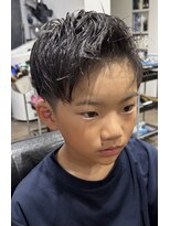 ヒラナカ キッズカットツーブロ刈り上げ