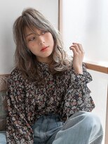 ra's 南行徳 髪質改善トリートメント&カラー 南行徳北口【10月1日オープン（予定）】&nbsp;ゆるふわ透け感バング☆外国人クセ毛風セミロング