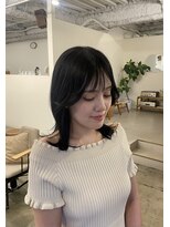 リフ バイ ローバー(Lif by ROVER)&nbsp;ダークグレージュ/ミディアムレイヤー/20代/30代/40代/50代