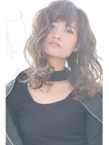 ミエルヘアーエスト 新宿店(mielhair est)&nbsp;プラチナベージュ×ミディアム【miel hair 新宿3号店】
