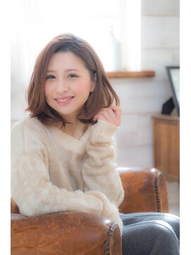 オーブ ヘアー フィオーレ 京都桂店(AUBE HAIR fiore) 気品あるベーシックミディ