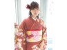 【祝！成人式コース♪】着付+ヘアセット+メイク☆　鶴川