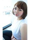 大人可愛いふんわりボブ♪