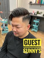 サニーズ バーバー(Sunny's barber) ホワイトメッシュパーマ