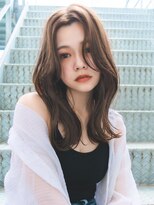 ハバナ 天神(HAVANA)&nbsp;韓国風くびれミディアム×ハイライトマロンベージュ