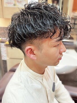 銀座マツナガ 浅草店 スパイラルパーマ/ツーブロック/マッシュ/アップバング/ツイスト