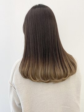 ミューバイアメイロ(mue by ameiro) 【mue】ミルクティーベージュ☆グラデーション