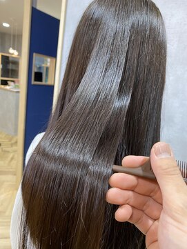 ヘアー メゾン ブレッシング(hair maison blessing) 20代30代髪質改善ココアブラウン艶感ストレート透明感赤み消し