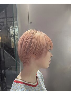 シェリ 天神(CHERIE) 福岡 ブリーチ ベージュ グレージュ ダブルカラー ハイライト