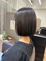 ジ エクト ヴィシア 心斎橋店(The Ect VIXIA) ミニボブ　まとまるボブ　ストレートボブ　縮毛矯正　前下がり