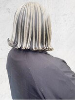 ブルー(BLUE)&nbsp;外ハネボブ アンブレラカラー ケアブリーチ mt___213