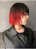 グラデーション/暖色/レイヤー/ジャギー