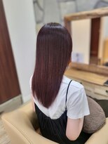 アナザースカイ (another sky)&nbsp;☆ピンクバイオレット／暖色系カラー／艶ロング　30代40代