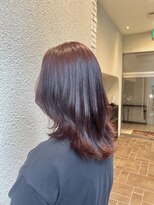 エルサフィロ ヨドヤバシ(el zafiro yodoyabashi) くびれレイヤーピンクベージュ大人ガーリー20代30代40代50代