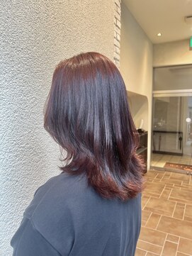 エルサフィロ ヨドヤバシ(el zafiro yodoyabashi) くびれレイヤーピンクベージュ大人ガーリー20代30代40代50代