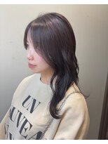 ウッドストック(WOODSTOCK)&nbsp;ラベンダーグレージュ×顔まわりレイヤー