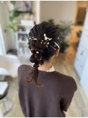 【お呼ばれヘア】ポニーテールアレンジ