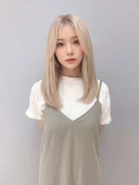 ドロシー 郡山桑野店(Dorothy) 黒髪ボブルフネビージュ小顔ワンレン