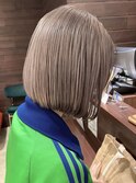 人気ミニボブ×ミルクティーカラー★中村大輔