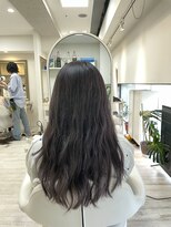 アルターシェリー(aL-ter che'rie)&nbsp;暗めパープルカラー[黒髪/ボブルフ/ネビージュ/小顔/ワンレン]