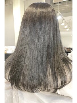 メゾンアクア 表参道(Maison ACQUA) ◎ブリーチなし透明感カラーオリーブベージュアッシュグレージュ